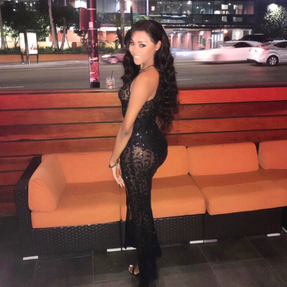 Two piece sequence dress